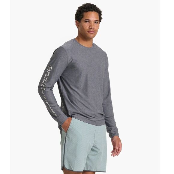 COPY - Vuori Mens Dark Gray Short Long Uluwatu 2.0 Water Shirt Size medium Stre… - Picture 1 of 8